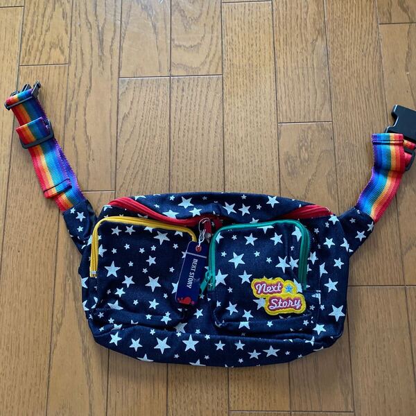 SALE 未使用 ネクストストーリー ウエストバック ショルダーバッグ ウエストポーチ レスポートサック ウエストバッグ ボディバッグ ロゴ