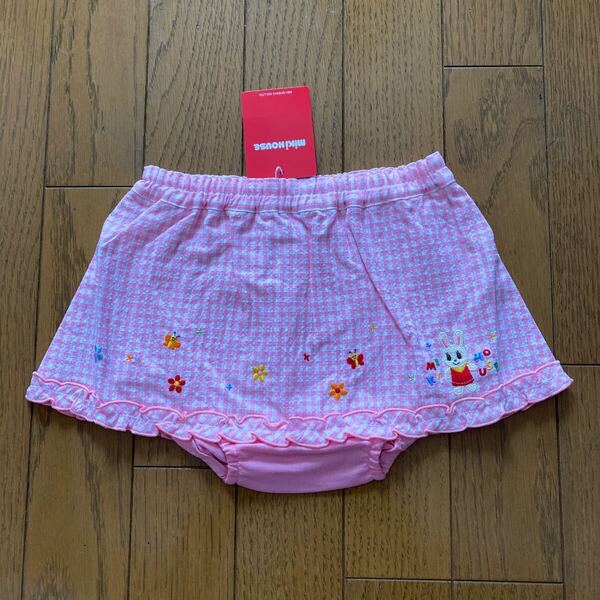 SALE 即決 未使用 ミキハウス オーバーパンツ ブルマ フリー85 ピンク ショートパンツ