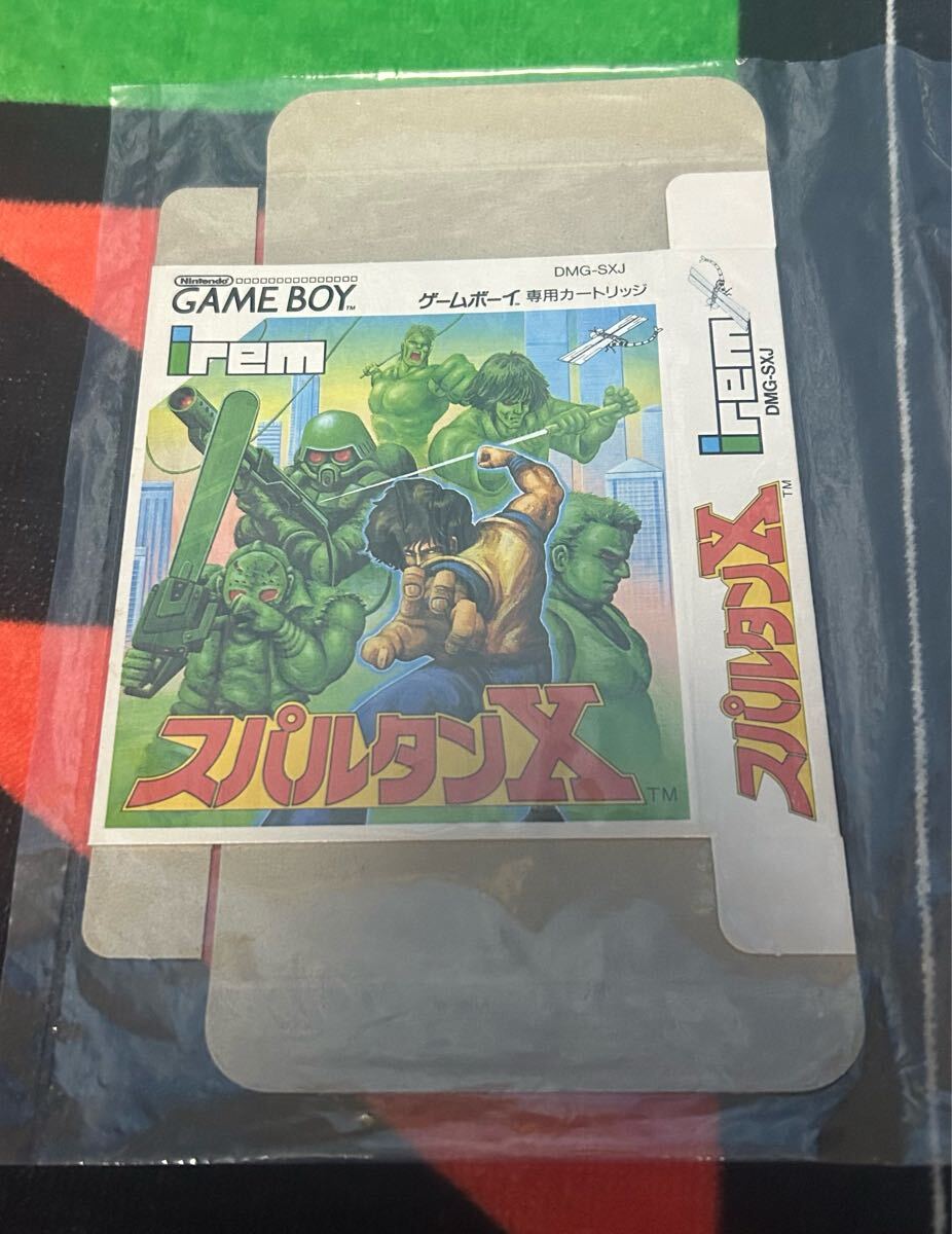 1円～レア美品★GBゲームボーイソフト「スパルタンX」箱、説明書付き　ファミコンFC ☆2856 スパルタンX カセット ファミリーコンピュータ 動作未確認
