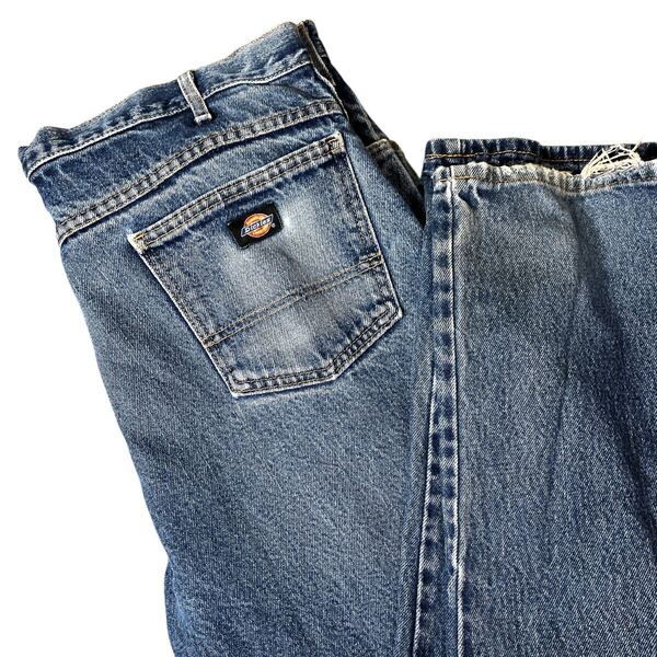 Dickies ディッキーズ デニムパンツ ジーンズ ストレートジーンズ W40 L30 ビッグシルエット ビッグサイズ バギー