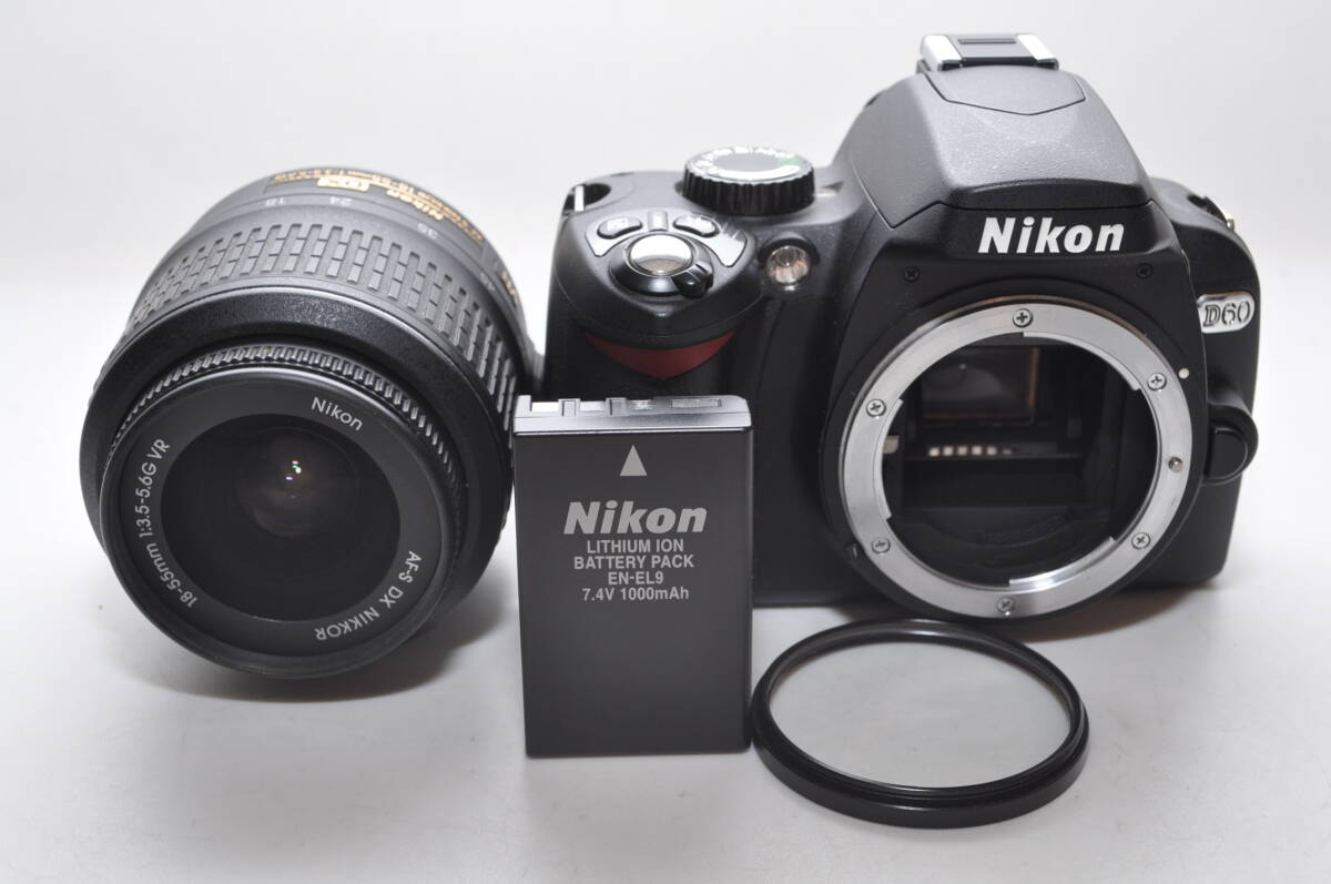 【極美品】 Nikon ニコン D60 ボディ 極美品】 Nikon ニコン D60 ボディ