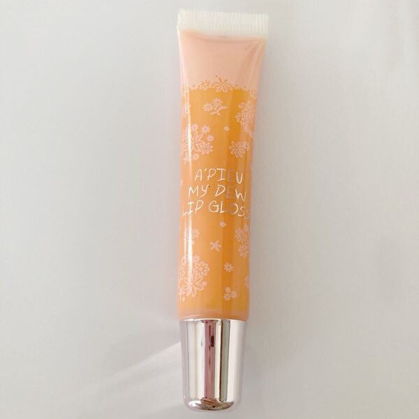 A’PIEU・アピュ・MY DEW LIP GLOSS・リップグロス・OR01・オレンジ系