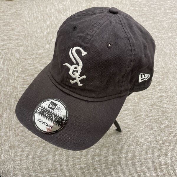 【283】NEW ERA ニューエラ レッドソックス キャップ 帽子 ブラック 黒 頭囲59㎝〜調節可能 刺繍