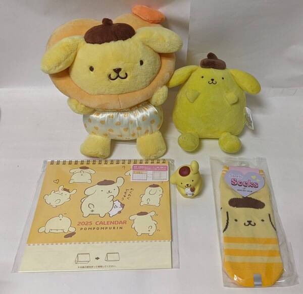 ポムポムプリン カラフルハートシリーズ ぬいぐるみ,スマホスタンド,卓上リングカレンダー,Sanrio Characters Friends,ソックス