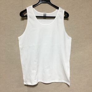 新品未使用 GILDAN ギルダン タンクトップ ホワイト 白 M