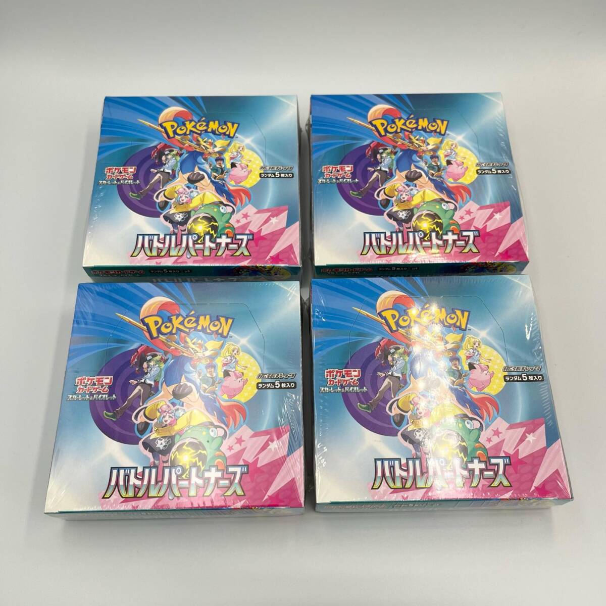 未開封シュリンク付き 熱風のアリーナ4box バトルパートナーズ