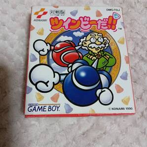 即決送料込み ツインビーだ ゲームボーイ コナミ 箱説付き 動作確認済み
