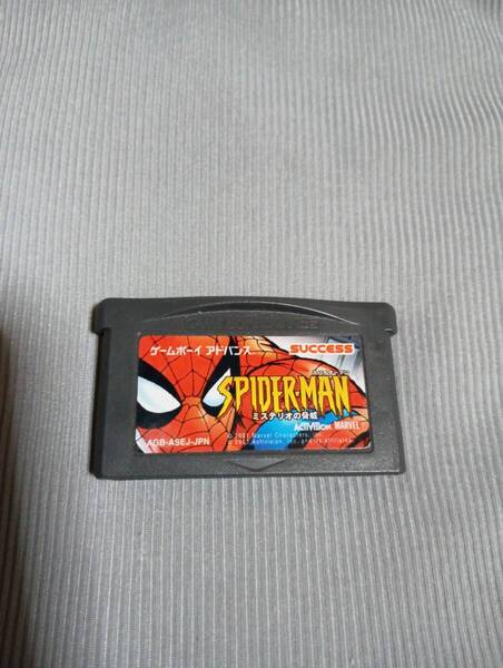 即決送料込み スパイダーマン ミステリオの脅威 ゲームボーイアドバンス GBA ソフトのみ 動作確認済み