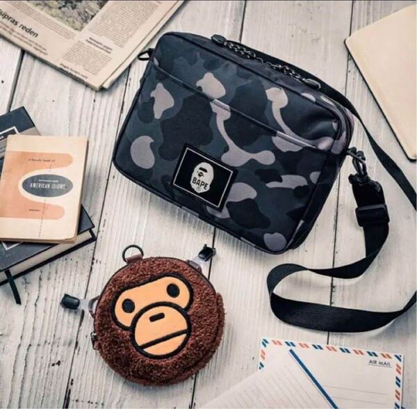 BAPE KIDS A BATHING APE ショルダー&マイロポーチ 宝島社付録