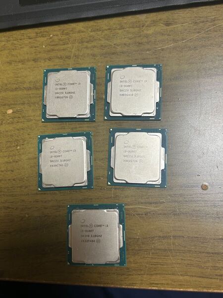 【動作品】Intel Core i3-9100T CPU 中古 5個セット