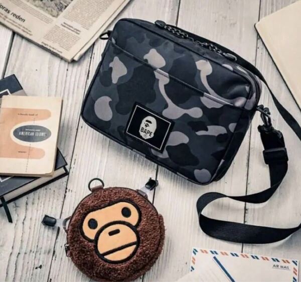 BAPE KIDS A BATHING APE ショルダー&マイロポーチ 宝島社付録