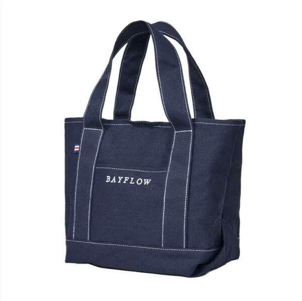 BAYFLOW ベイフロー 収納5ポケット LOGO TOTE BAG ロゴトートバッグ ネイビー 宝島社付録