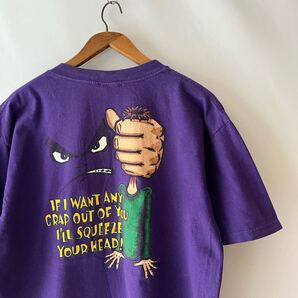 90s BAD BOY Tシャツ L パープル USA製 ビンテージ 90年代 バッドボーイ アメリカ製 米国製 オリジナル ヴィンテージ