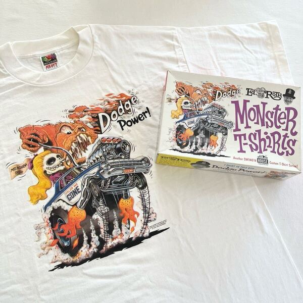 デッド! 97年 ED ROTH モンスター Tシャツ L ビンテージ 90s 90年代 エドロス Dodge ダッジ MONSTER アート オリジナル ヴィンテージ