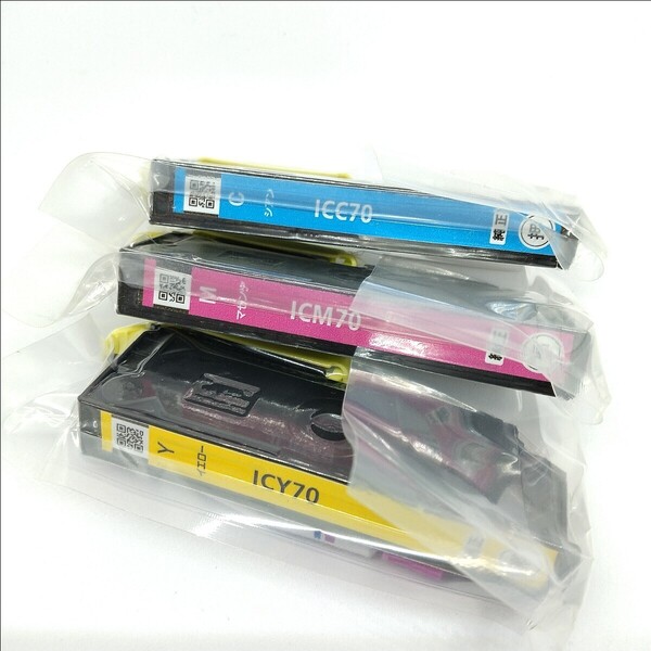 エプソンEPSON 純正インクカートリッジ ICC70、ICM70、ICY70