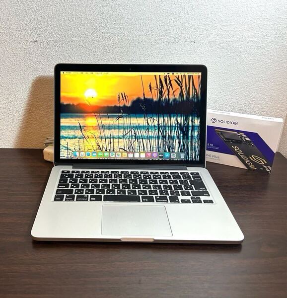 極上品 最強【新品SSD2TB/新品並バッテリー】MacBook Pro Retina 13インチ Early 2015 i7 3.1GHz/16GB/最上位/最新OS/トリプルOS Windows11