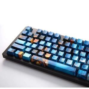 新品 PCキーキャップ ANSI配列モデルキーキャップセット 火山104キー