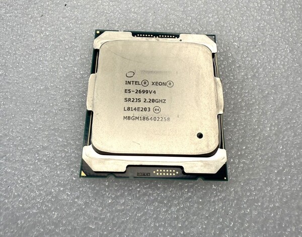 Intel Xeon E5-2699 v4 SR2JS 動作確認済