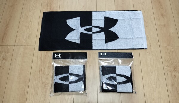 匿名配送 送料無料 アンダーアーマー タオル 3枚セット 新品 日本製 即決