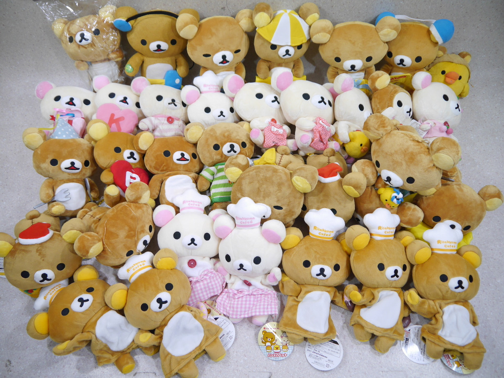 レア 大量 リラックマ フェイスマスコット ぬいぐるみ まとめ売り Yahoo!オークション -「(お宝 絶版 希少 入手困難)」(リラックマ
