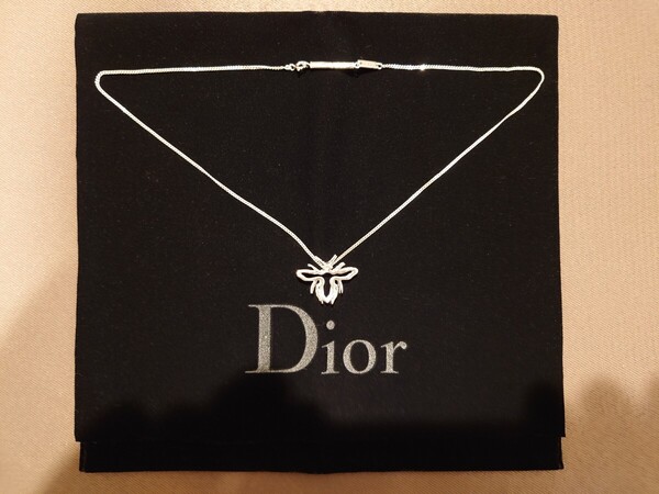 Dior Homme by Hedi Slimane 3D Bee 立体 デザイン シルバー ネックレス エディスリマン アクセサリー ディオールオム