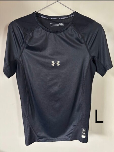 Under Armour アイソチル ヒートギア コンプレッション アンダーシャツ L ブラック 黒 iso−chill 野球UA