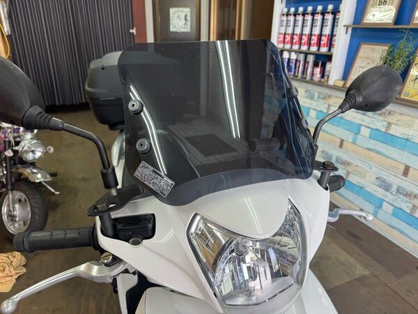 デイトナ ウインドシールド SS バイザー スクリーン 中古 DIO110 風防 スモーク JF58