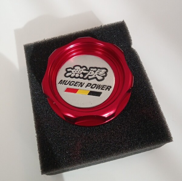 新品 無限 オイルフィラーキャップ レッド 赤 MUGEN オイルキャップ ムゲン ホンダ HONDA フィラーキャップ