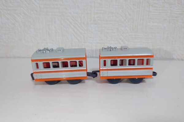 カプセルプラレール 小田急ロマンスカー 中間車2個 東日本編 中古品