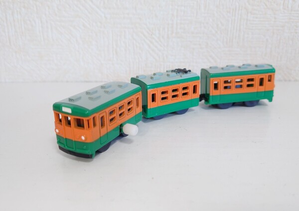カプセルプラレール 165系東海型急行電車 ゼンマイ車 中古品