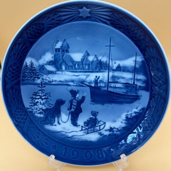 ROYAL COPENHAGEN イヤープレート (1998年版/平成10年) ロイヤルコペンハーゲン ROYAL COPENHAGEN デンマーク 陶磁器 北欧 飾り皿 食器