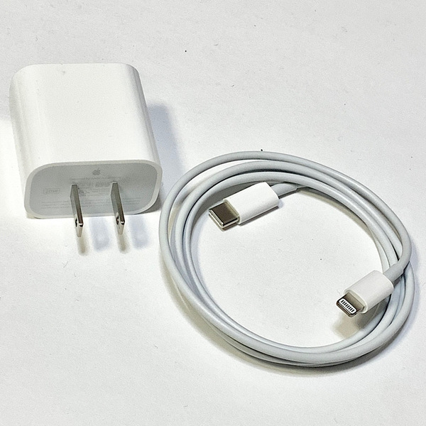 Apple純正 20W充電アダプタ & ケーブルセット A2305 20W USB-C - Lightningケーブル iPhone iPad ★★ 超美品 ★★
