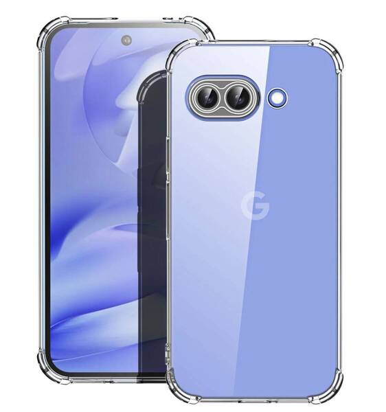 Google Pixel 9a クリア ケース カバー ピクセル 9a pixel9a pixel 9a TPU ショック軽減 ソフトケース 透明 スマホケース