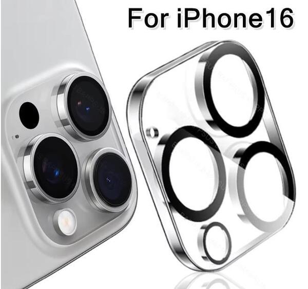 iPhone16Pro iphone16 ProMax カメラ レンズ 遮光リングタイプ ガラス フィルム カバー レンズフィルム カメラ保護 カメラカバー 16プロ