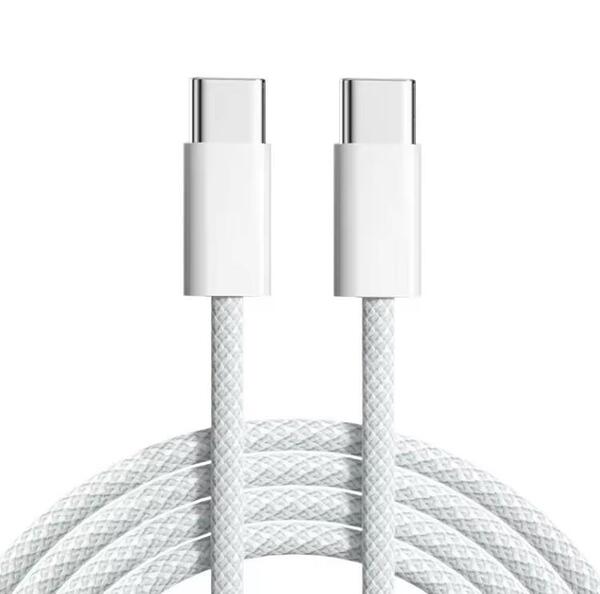60W USB-C ケーブル 1m iPhone 15 iPad Pro Type-C タイプC 充電 充電器 充電ケーブル データ転送 iphone 16 PD対応 急速充電