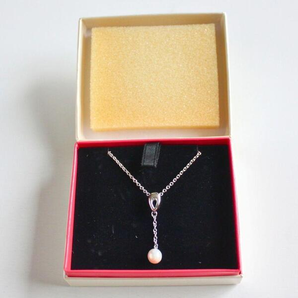 TASAKI タサキ 1粒パール シルバーネックレス