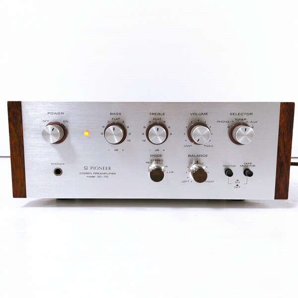 【完動品】PIONEER パイオニア SC-70 プリアンプ コントロールアンプ