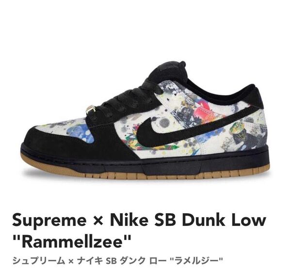 Supreme × Nike SB Dunk Low Rammellzee US10 シュプリームナイキ SB ダンク ロー ラメルジー 28