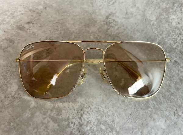 80s90s B&L RayBan USA ボシュロム レイバン キャラバン 調光ブラウン チェンジャブル ビンテージ サングラス アビエーター 58mm vintage