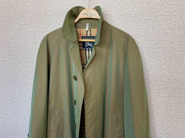 vintage burberry ビンテージ バーバリー ステンカラー コート 玉虫 バルマカーン オールド 80s 90s 昭和 レトロ