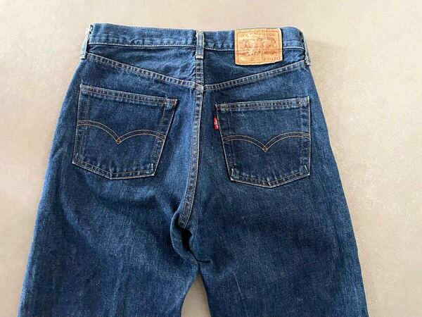 90s LEVIS リーバイス 502xx W31 BIGE 赤耳 デニム 日本製 501zxx セルビッチ talon ビッグE 60s ビンテージ 復刻 内股シングル オールド