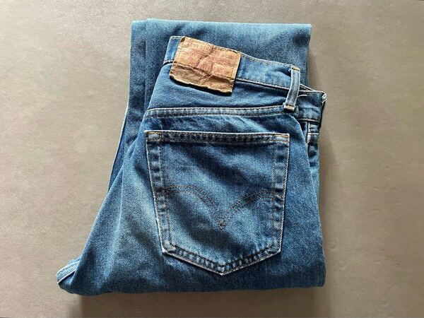 80s USA製 Levis オールド リーバイス 505 ハチマル デニムパンツ ジーンズ W33 ビンテージ アメリカ製 米国製 90s 色落ち 雰囲気