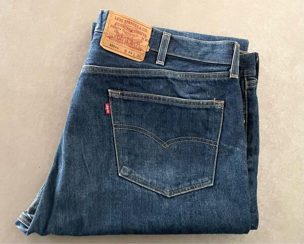 BIGサイズ 555 バレンシア製 44x30 Levis リーバイス 501 デニムパンツ ジーンズ MADE IN USA 米国製 ビンテージ ゆるだぼ 神サイズ