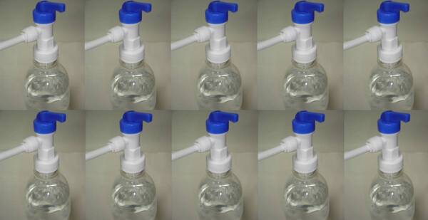 強炭酸水製造キット 手動ロック式加工蓋 10個 ミドボン用 専用チューブ付 送料無料
