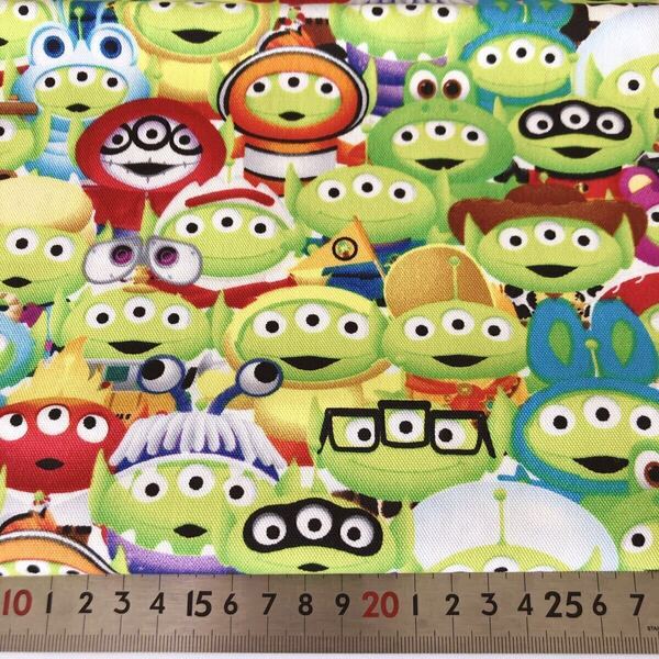ハギレ 生地 布 入園入学 キャラクター生地 110×50 50cm綿100% カットクロス オックス トイストーリー ピクサー ディズニー