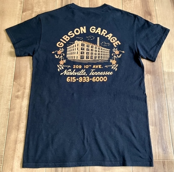 GIBSON ギブソン ポケットTシャツ ナッシュヴィル テネシー レスポール ギター