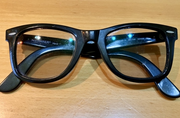 ビンテージ RAY-BAN レイバン ウェイファーラー RB 2140-A ブラック イタリア製