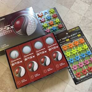 即買★送料無料新品!!TaylorMade♪テーラーメイド2024 TP5x(ホワイト)1箱/プットティーショート20個+11個