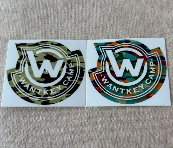 新品 WANTKEY CAMP 非売品 ブランドロゴ ステッカー セット ウォンキーキャンプ アウトドア シェルフコンテナ テーブル に使用可能