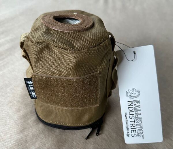 新品 BALLISTICS ガスケース 500 OD缶 ガス缶 カバー コヨーテ バリスティクス テーブルウェア ベルクロ GUS CASE 500 ガスランタン 使用可